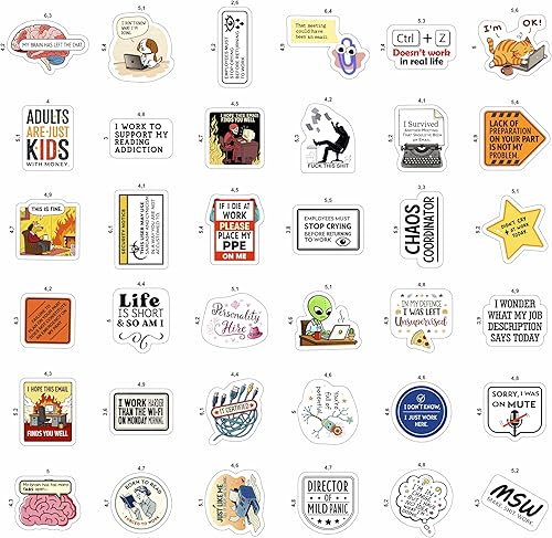 Vista 103 de BulbaCraft 100 calcomanías de meme de gato, divertidas calcomanías de gato, regalos para mujeres y hombres Gato Meme