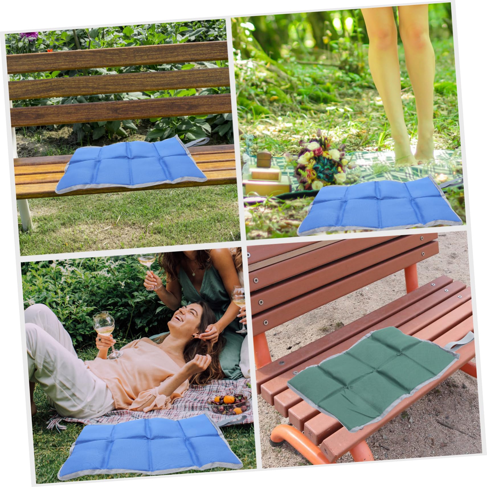 HANABASS Oxford Fabric Outdoor Folding Mat Camping Seat Pad Portable Picnic Mat Durable Waterproof Lightweight