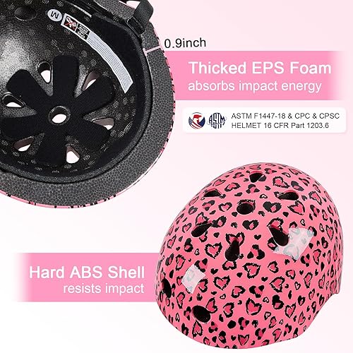 Miniatura 106 de Bienbee - Casco para niños pequeños, casco de patineta para bicicleta, equilibrio, bicicleta, scooter, para niñas y niños de 1-3-5-8-14 años