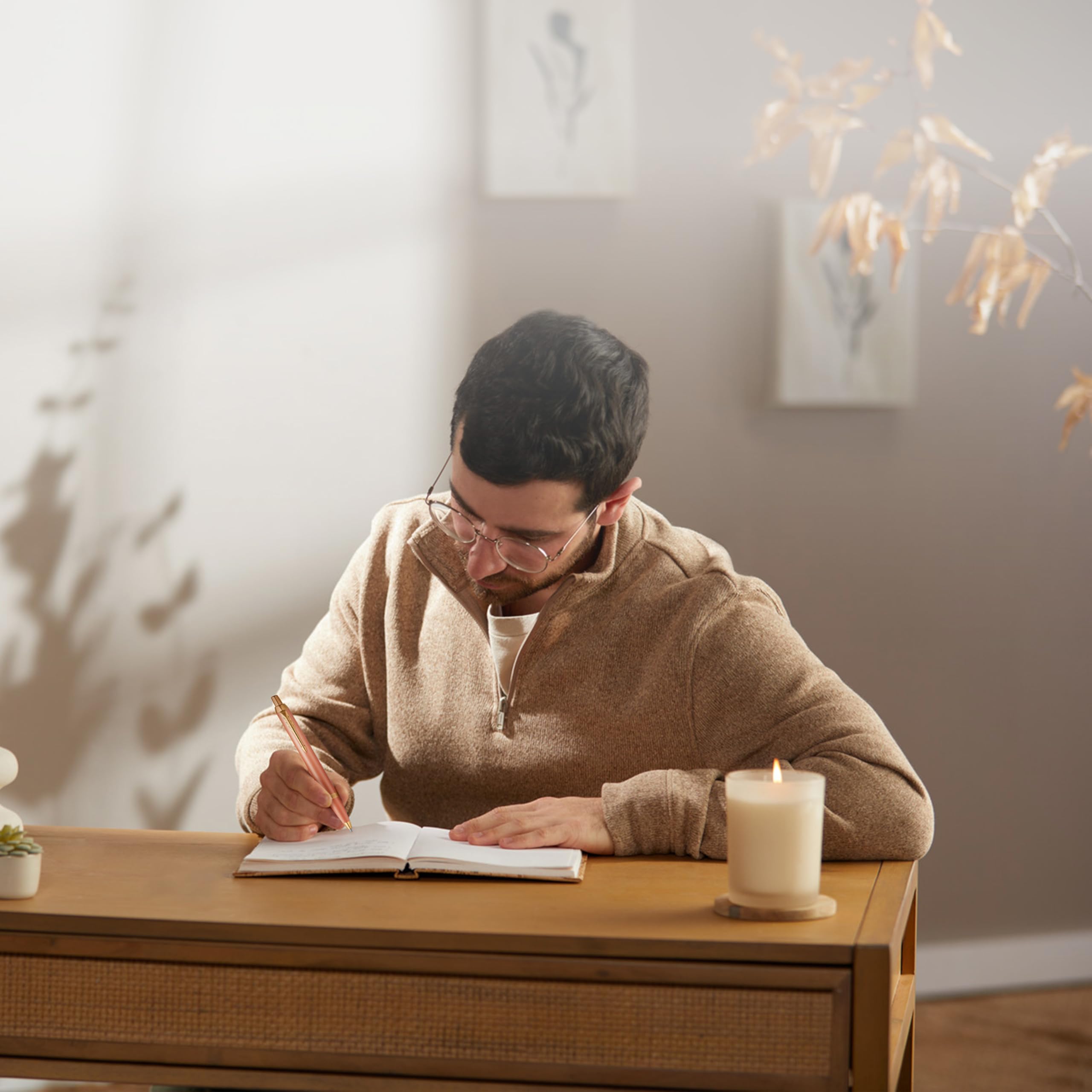 Długopis Parker IM Writing Rituals, pomarańczowy odcień Uplifting Orange z gradientem i złotym wykończeniem, końcówka medium, niebieski tusz, opakowanie prezentowe