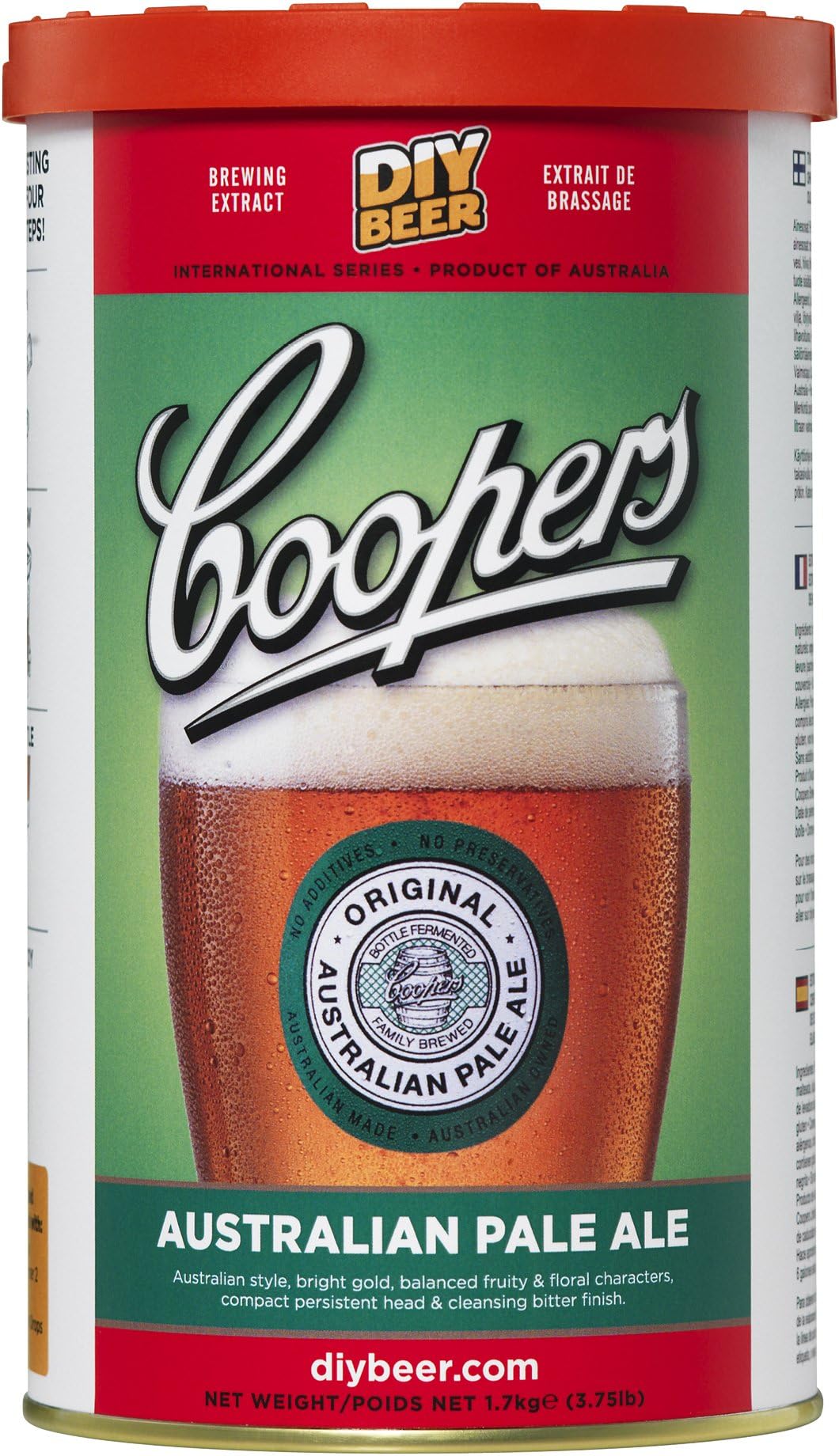Coopers DIY Beer Australian Pale Ale Homebrewing Craft Beer Brewing Extract