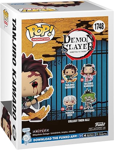 Miniatura 4 de Funko POP Animation DS - Tanjiro Kamado - (Sun Breathing) - Demon Slayer - Figura de vinilo coleccionable - Idea de regalo - Productos oficiales -