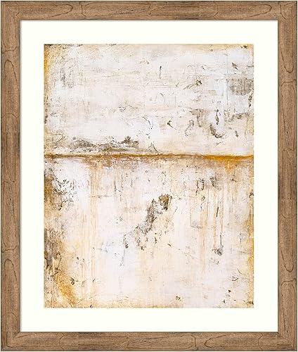 Amanti Art Lienzo decorativo para pared, 36 x 30 pulgadas, sereno blanco por Erin Ashley, arte abstracto de pared, decoración contemporánea moderna,