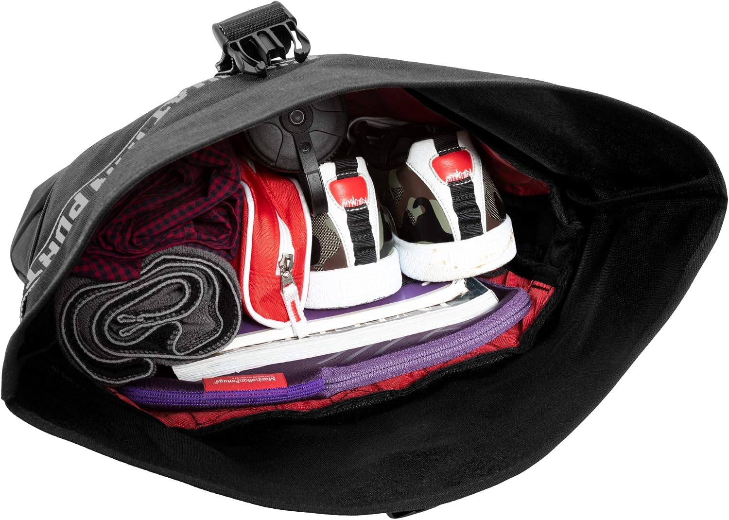 Manhattan Portage EMBLEM ROLL-N BACKPACK, BLACK