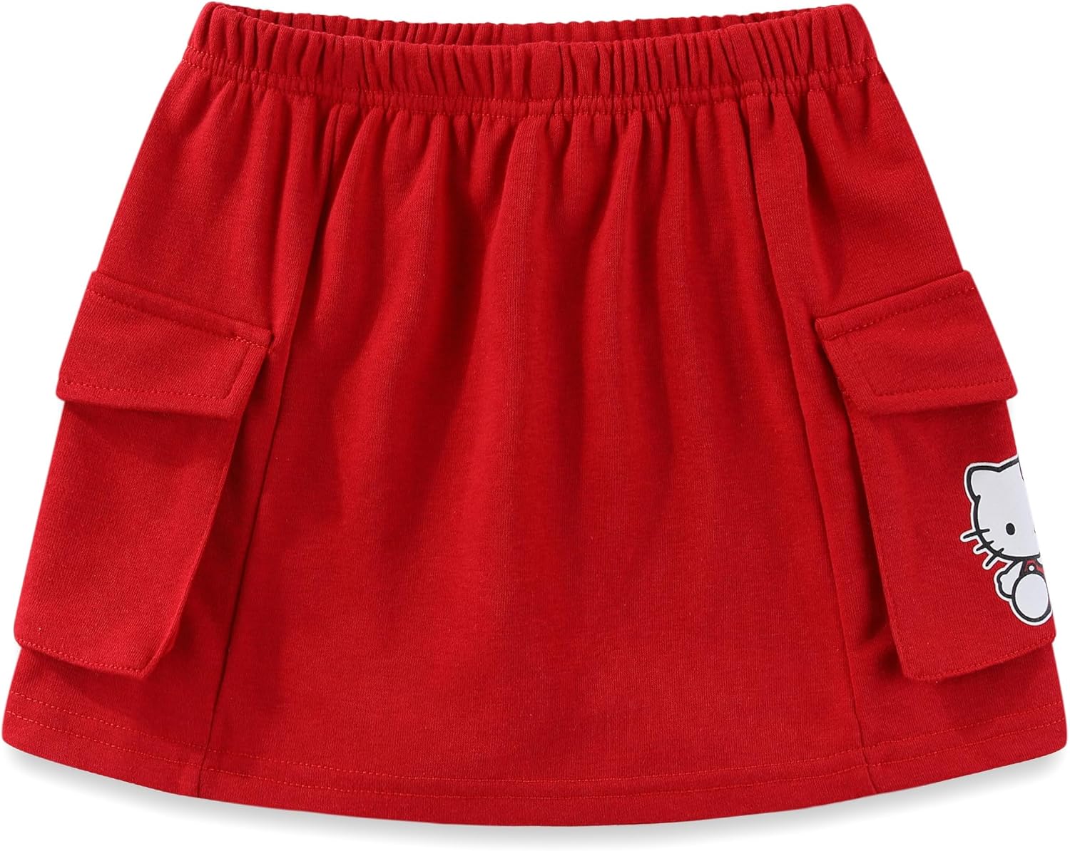 Hello Kitty Sanrio Girls French Terry Sweatshirt and Skort Skirt 2 Piece Set for Big Kids - Image 6