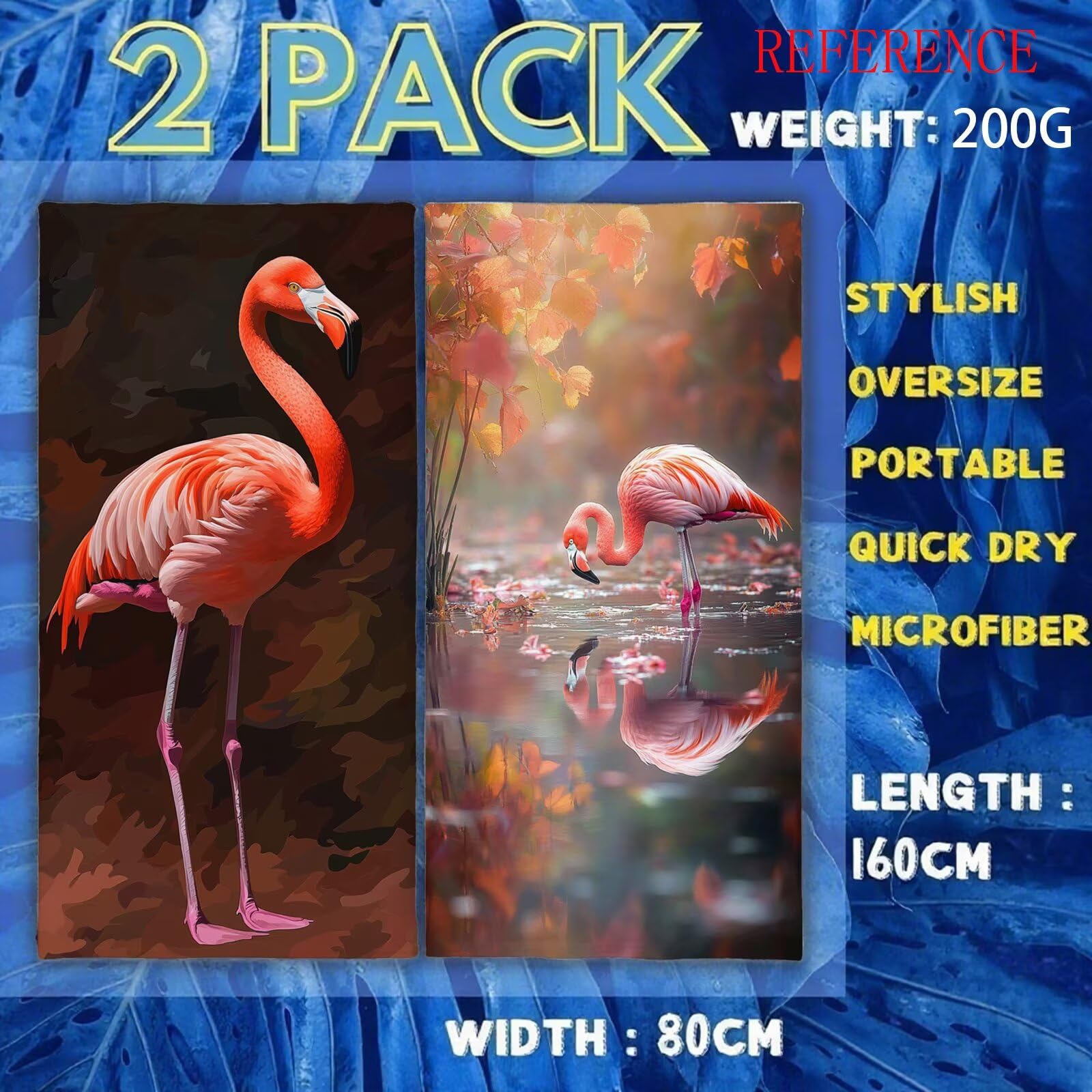 Duże ręczniki plażowe 220 x 100 cm ręcznik z mikrofibry letnie ręczniki plażowe flamenco lekki i szybkoschnący ręcznik na siłownię odporny na piasek akcesoria plażowe do podróży, sauny, siłowni basen