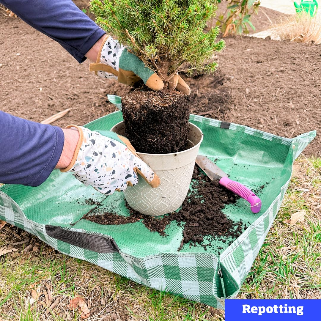 DURASACK 26"x39" Waterproof Repotting Mat, Green — Amazon image 3