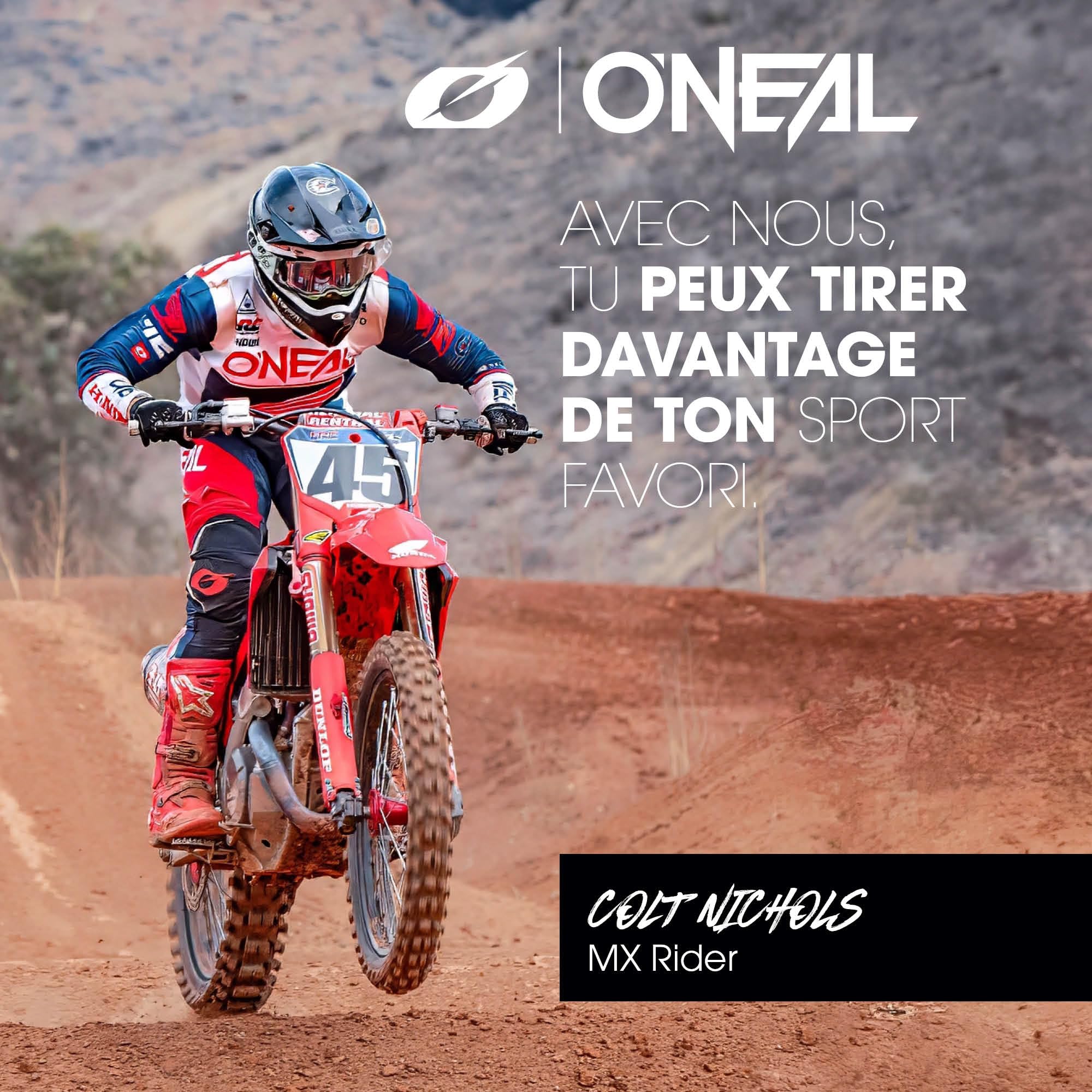 O'NEAL | Casque De Motocross | MX Enduro | Coque Légère En Fibre De