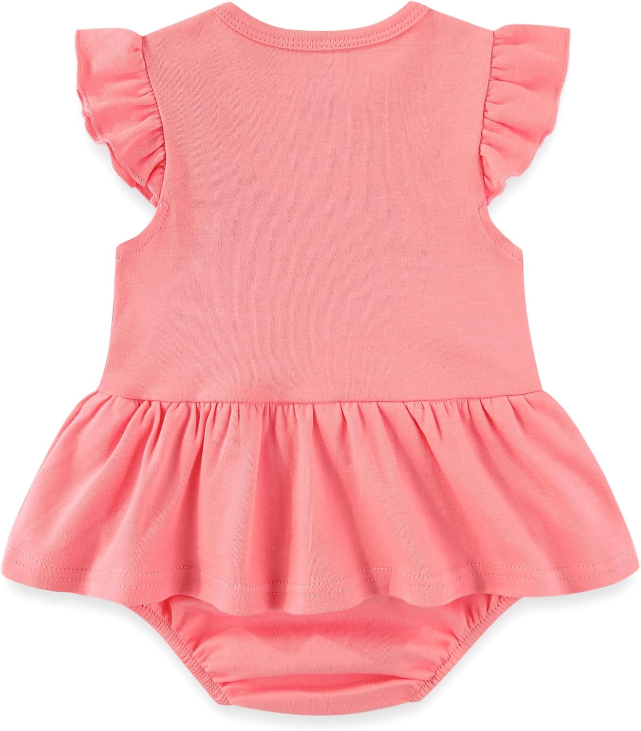 Baby Girls Romper Summer Ruffled Sleeve Bodysuit Dresses Infant Girl Clothes - Image 4