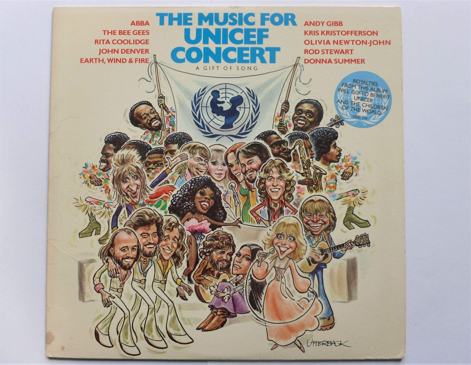 The Music For Unicef Concert / A Gift Of Song - US press