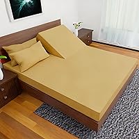 Vista 8 de Sábanas Split King – Juego de 5 piezas – Sábanas refrescantes Split King – Sábanas bajeras para cama ajustable (aguamarina)