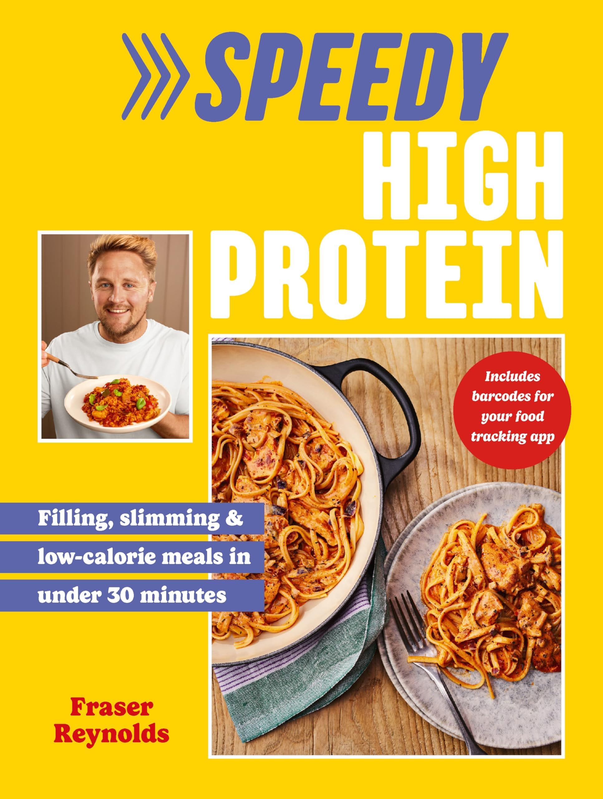 Fraser Reynolds Unisex Speedy High Protein (Hb), Slim 800 Hot Air Fryer,Ultimate Tasty High 3 Books Set