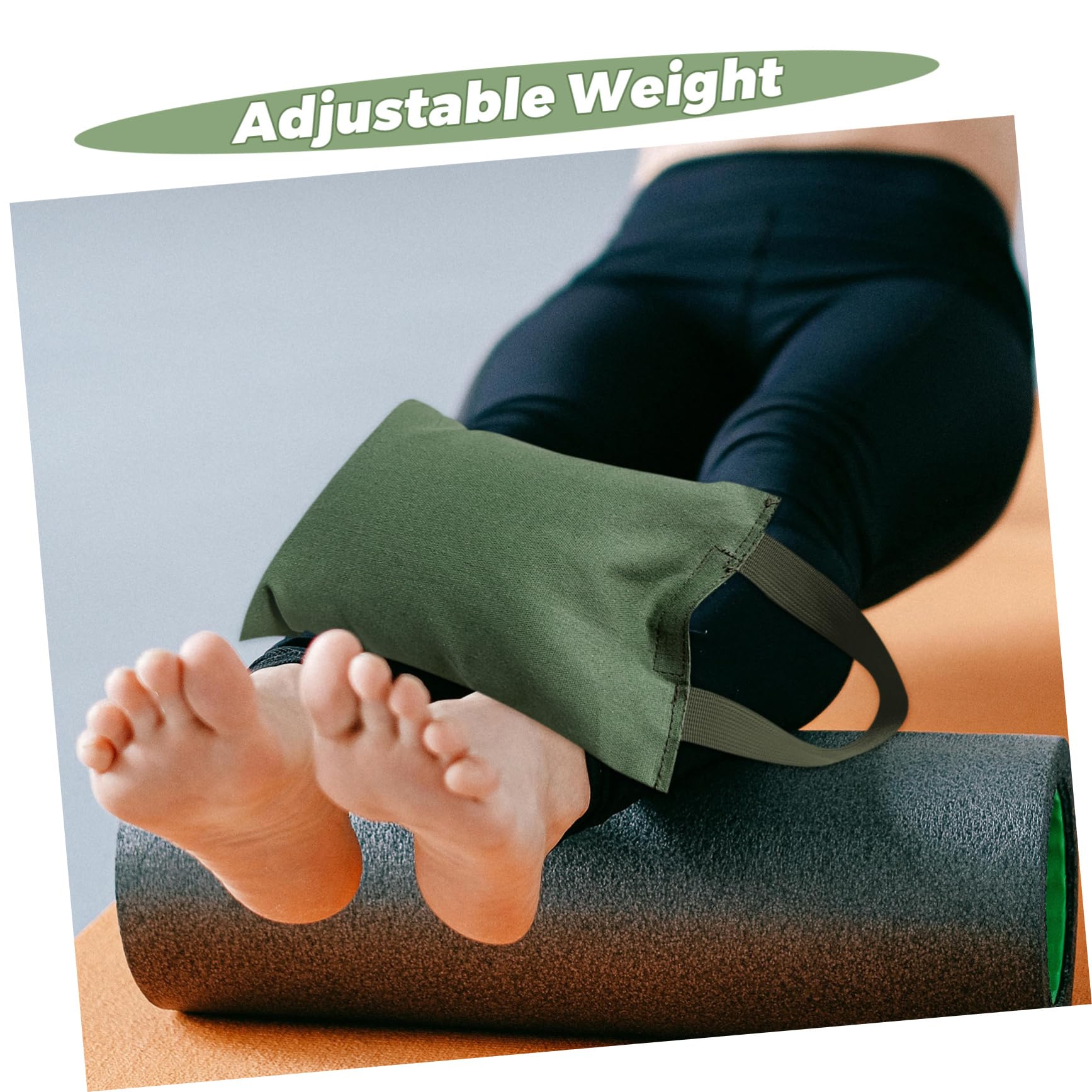 Toyvian De Sable Pondéré avec Poignée pour Yoga Fitness Et Musculation De Gymnase Léger Ajustable pour Entraînement Pilates Et Rééducation