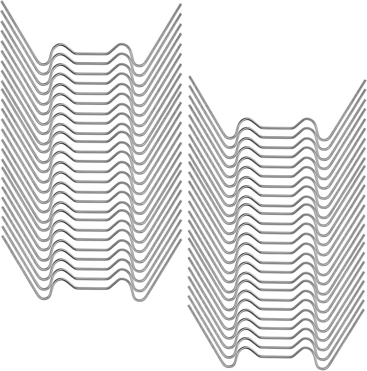 50 Morsetti Per Serra In Acciaio Inossidabile - 80mm, Spessore 1.2mm, Antiruggine, Per Vetri E Piastre