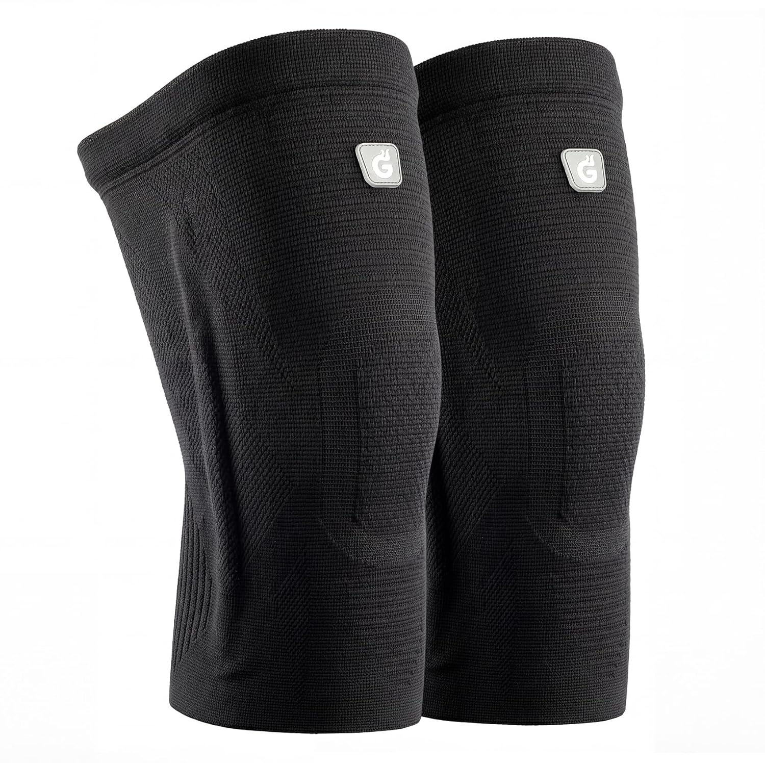 GOOGAH Knee Compression braces 2-Pack - Pain Relief Support for Arthritis, ACL & Meniscus Tears | Breathable Nylon Knee Sleeves for Men & Women | Sizes XXS-2XL