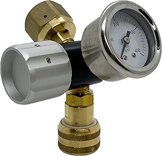 Preece Precision SOURCE High Flow Carbon Dioxide Regulator 0-250PSI CGA320 For Tires and Air Tools