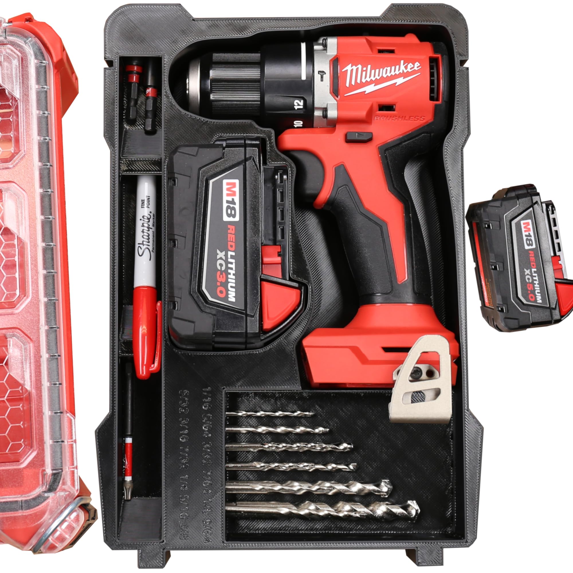 Insert for Milwaukee M18 Brushless 1/2" Hammer Drill Driver 3602-20