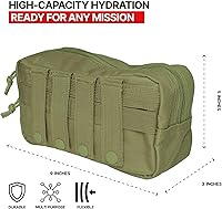 Vista 4 de Orca, bolsa organizadora táctica compacta para equipo livianos de para usos múltiples