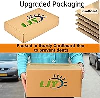 Vista 4 de LJY 30 unidades de resina de tamaños mixtos con estrella de mar con cuerda para árbol de Navidad, adornos colgantes para árbol de Navidad, temática