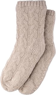 Women Slipper Socks Winter Thick Fuzzy Warm Cozy Soft Sherpa Lined Socks Non Slip with Grippers