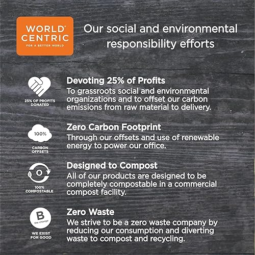 Miniatura 7 de World Centric CUPA16 Vaso de papel, 16 onzas (1000 unidades)