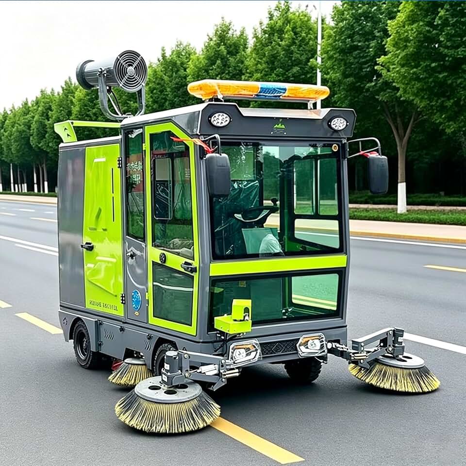 Commercial Sweeper Machine, Industrial Ride On Floor Cleaning Equipment