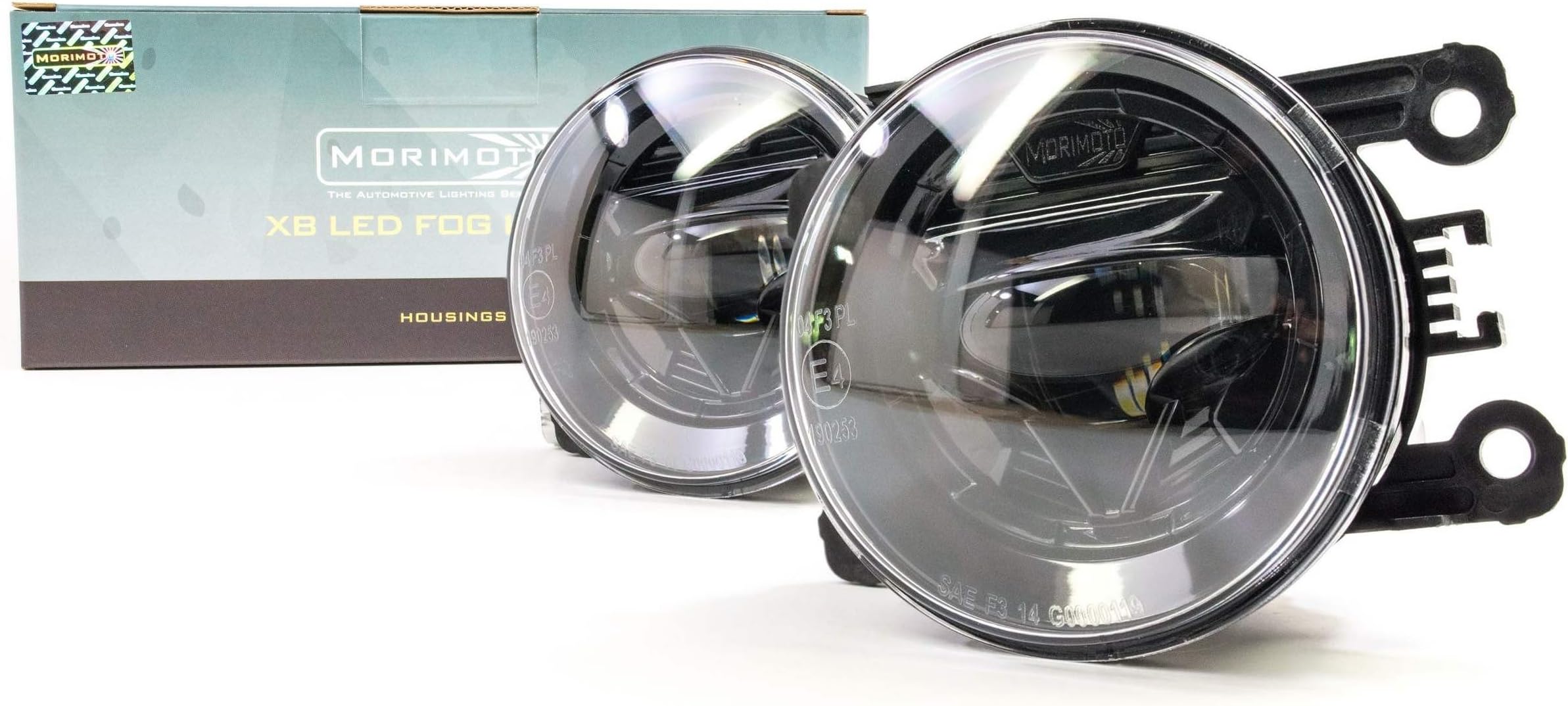 2005 2006 2007 2008 2009 2010 2011 2012 2013 Nissan Xterra Morimoto XB Type S Projector LED Fog Light replacement Clear Lens 5500K