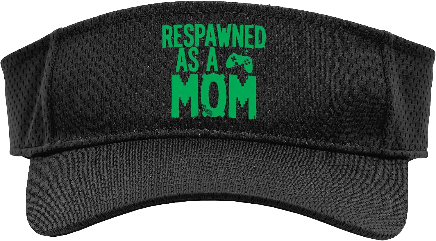 Respawned As A Mom Gamer Mom Mothers Day Gaming Controller Sport Sun Visor