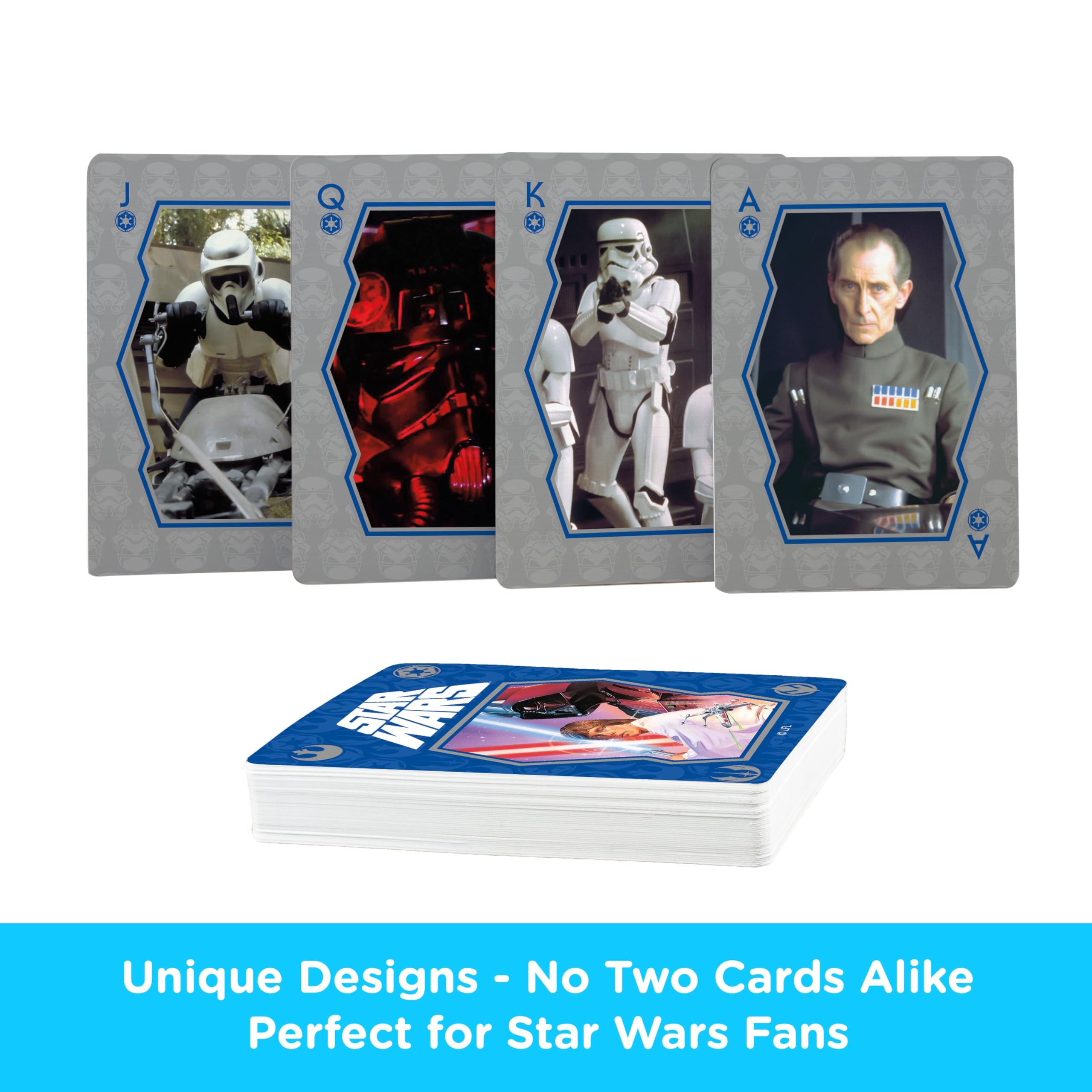AQUARIUS Star Wars Symbole Spielkarten – Star Wars Themed Deck of Cards for Your Favorite Card Games - Officially Licensed Star Wars Merchandise & Collectibles