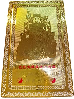 feng shui 2025 Brass Tai Sui Card Plaque Amulet