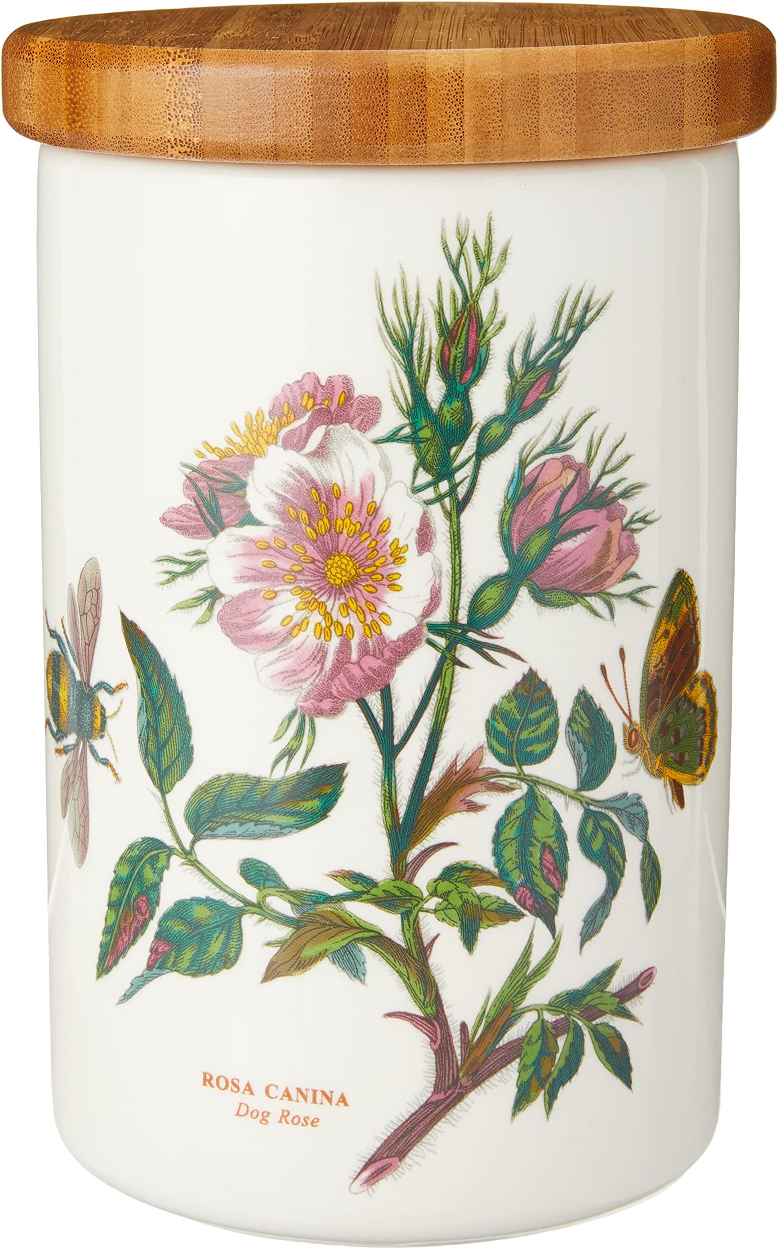 Portmeirion 7" Airtight Jar Dog Rose