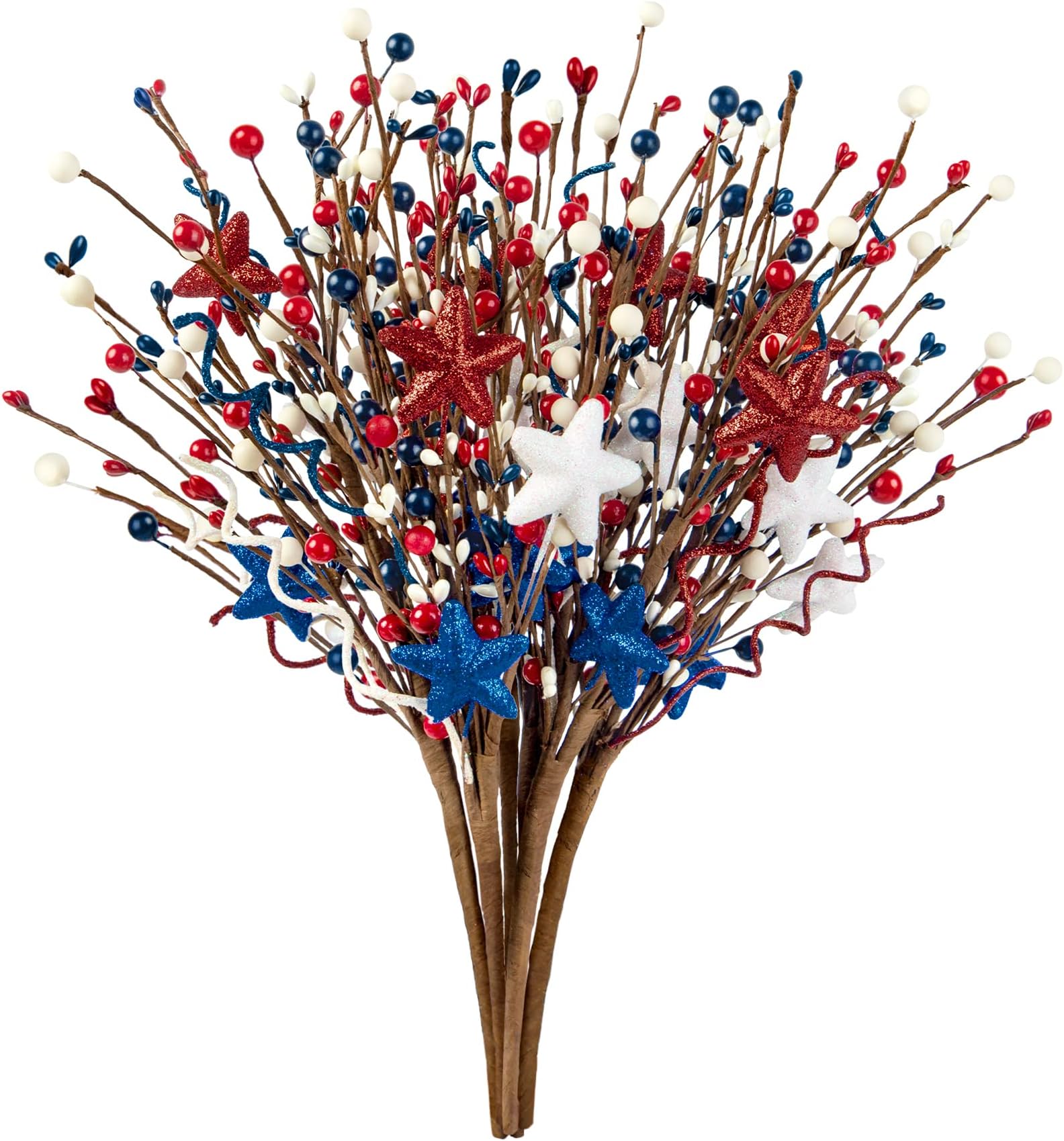 Sggvecsy 6 Pack 15.7’’ Artificial Berry Stem Picks