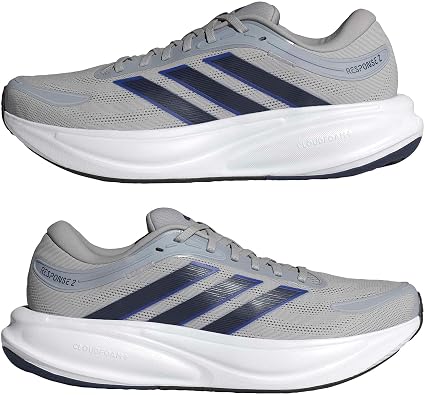 adidas Men's Response 2 Running, Grey/Dark Blue/Lucid Blue, 10.5