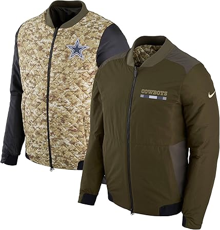 dallas cowboys nike bomber jacket