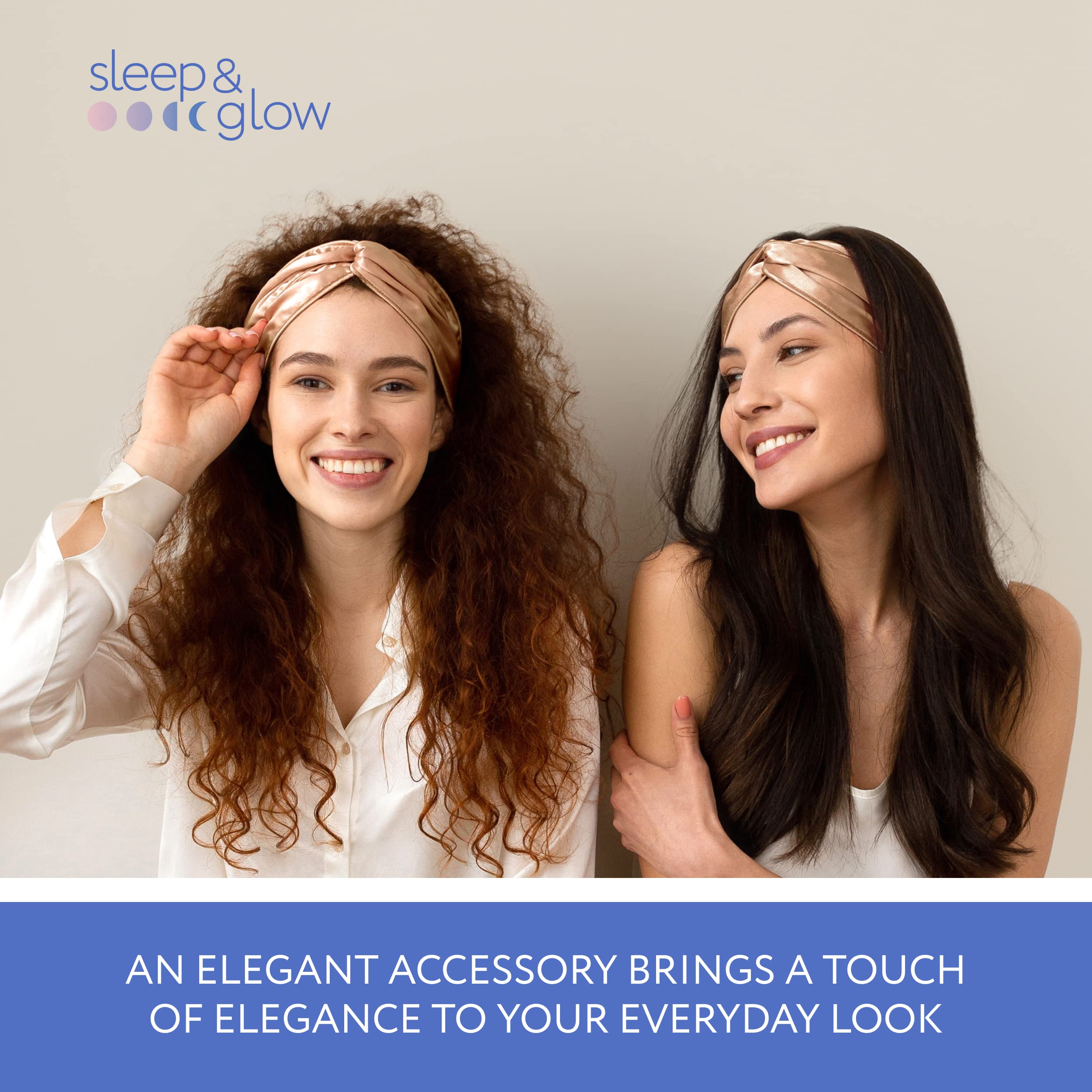 Adjustable Silk Hairband 22 Momme Mulberry Headband for Hair Care Amazon.com : FANTASTIC HOUSE Silk Spa Headbands for Washing  main image 2