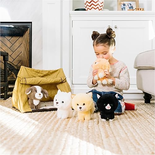 Miniatura 6 de GUND Pet Shop Shih Tzu - Cachorro de peluche, marrón y blanco, 6 pulgadas