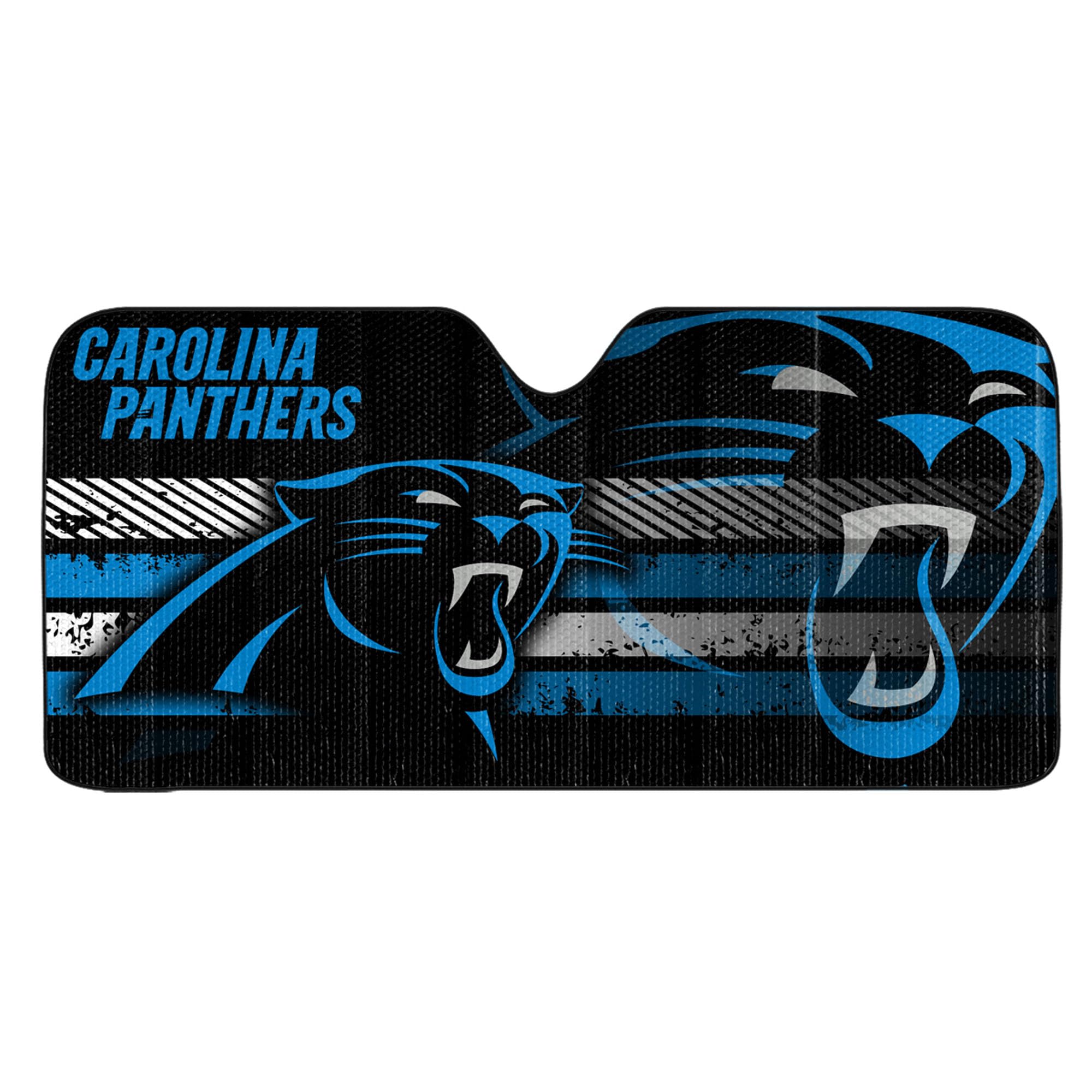 Fanmats NFL Windshield Sun Auto Shade, Sun Shield Sun Visor Accordion tri-fold for Storage 59" x 29.5", Colorful Team Design