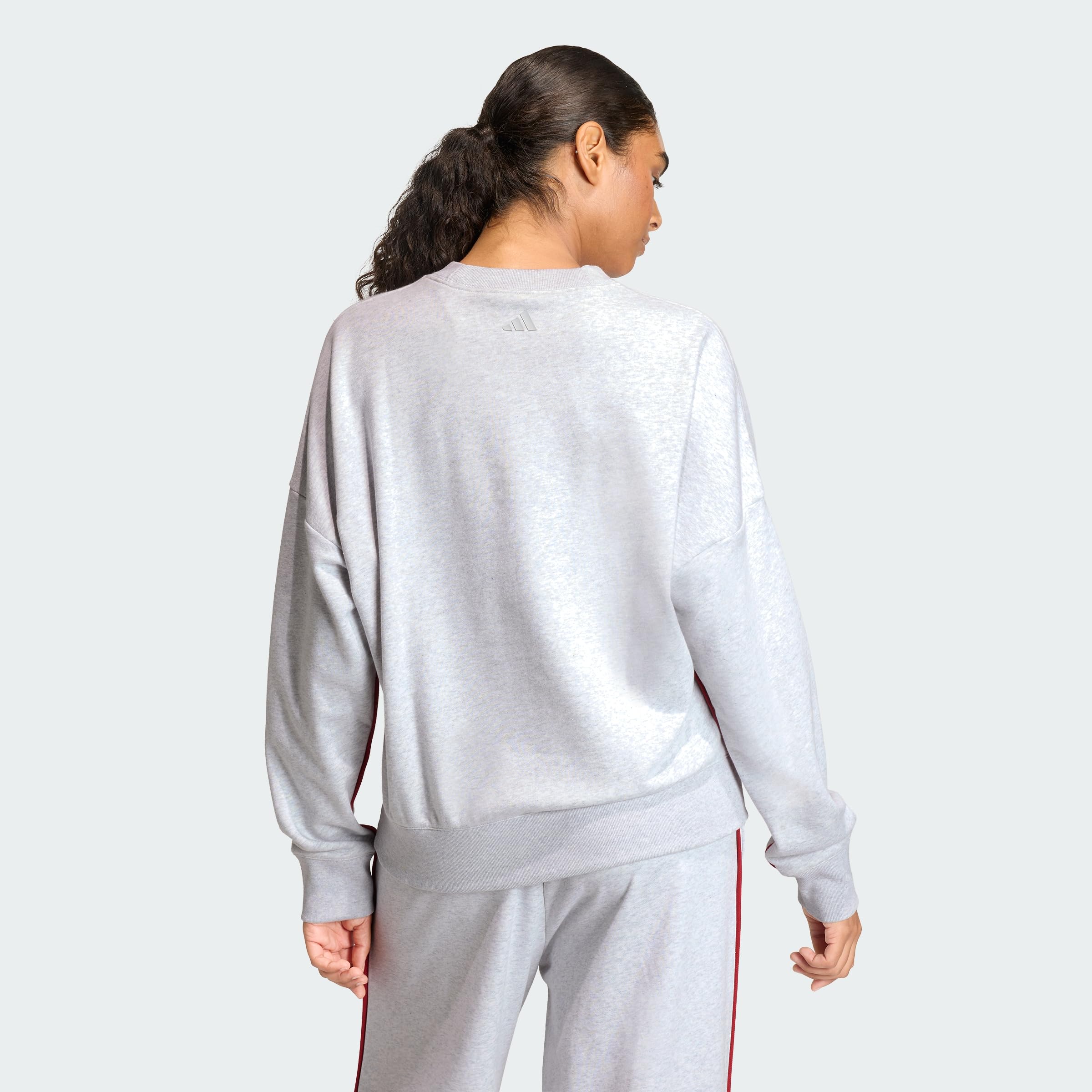 adidas Women's Sudadera básica con diseño Bordado Seasonal Essentials Colorpop