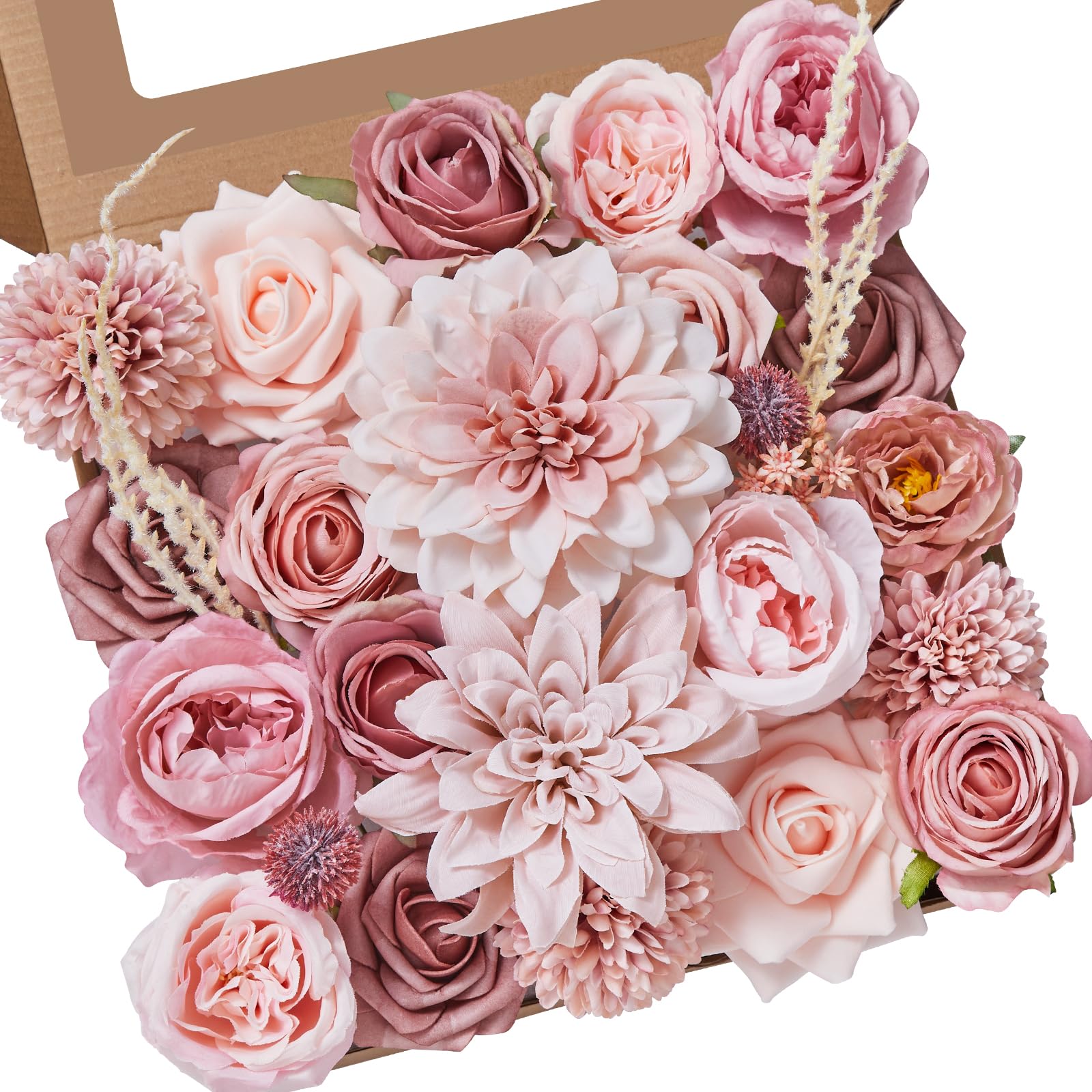 Alecono Dusty Pink Silk & Foam Combo