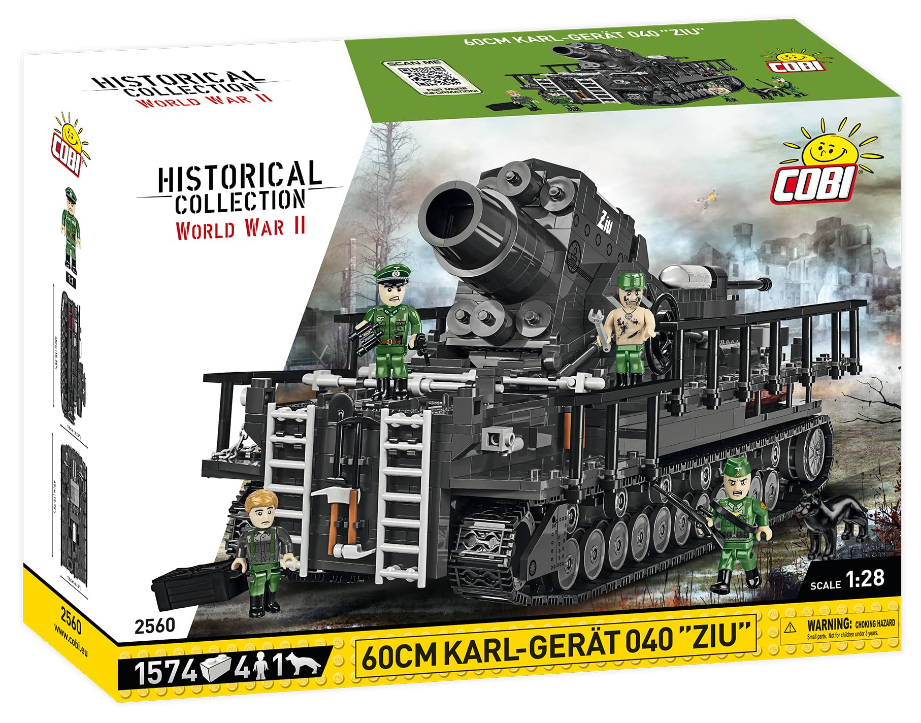 Cobi 2560 60 cm Karl-Gerät 040 ZIU, Verschieden
