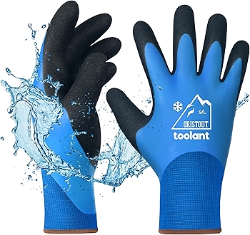 Waterproof Winter Work Gloves for Freezer and Fishing