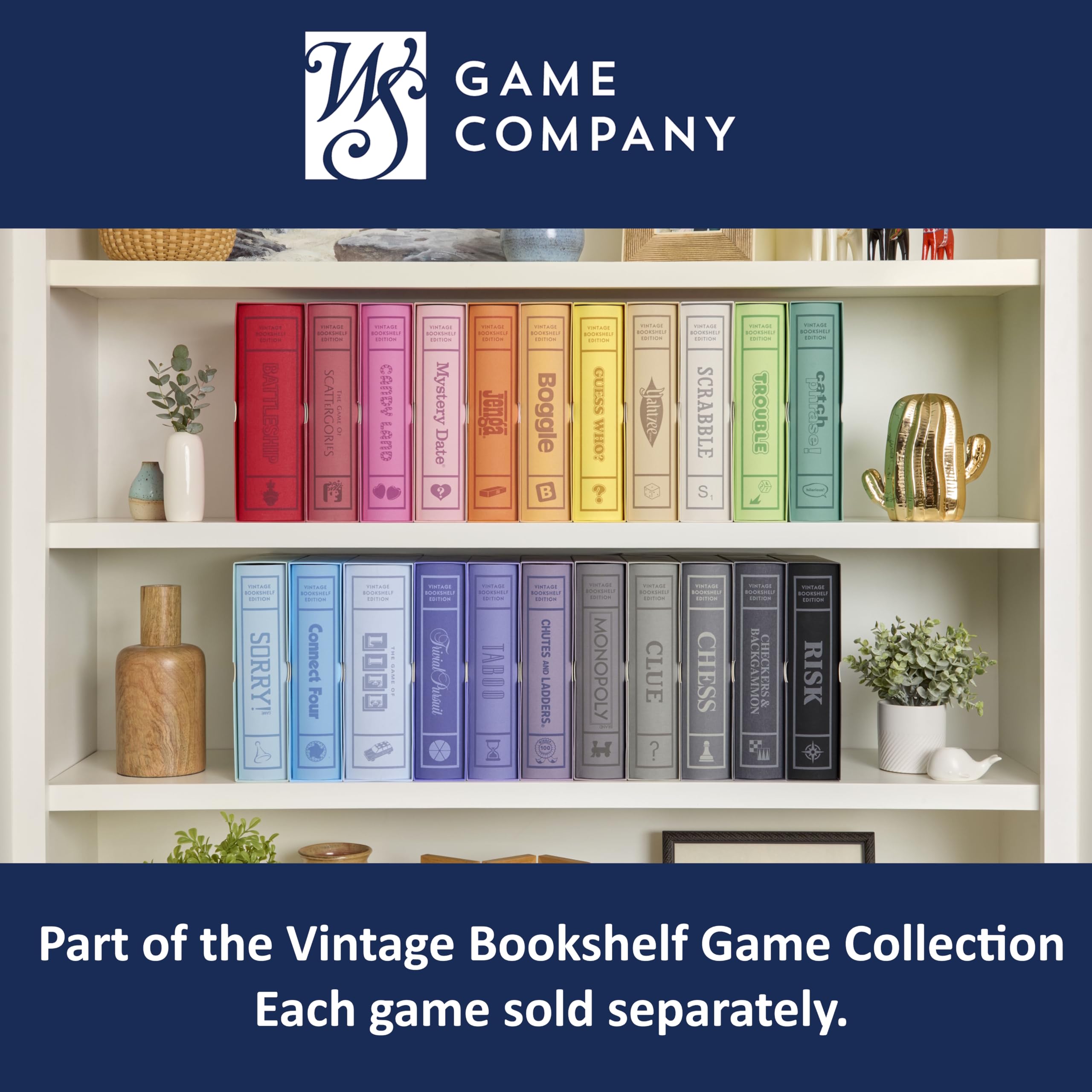 WS Game Company Boggle Vintage Libreria Edition