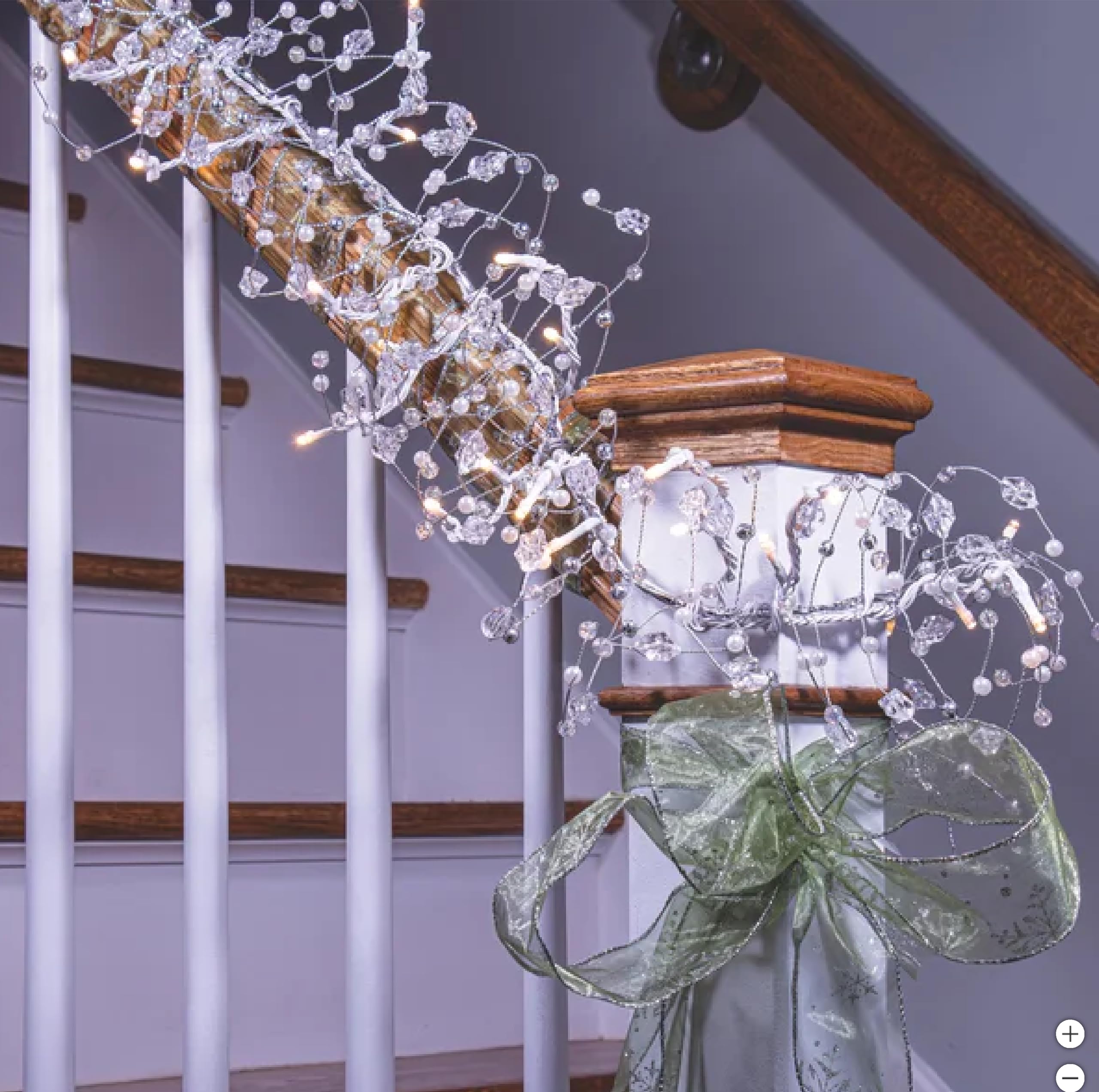 Amazon.com: GE StayBright 9' LED Glitter Gem Garland 1784863 /Warm