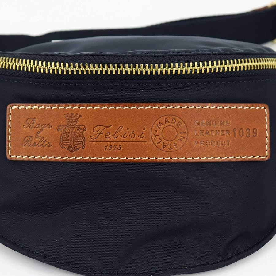 Felisi ボディバッグ・ネイビー1039 縦16cm横27cmマチ11cm Felisi ボディバッグ・ネイビー1039 縦16cm横27cmマチ11cm Amazon
