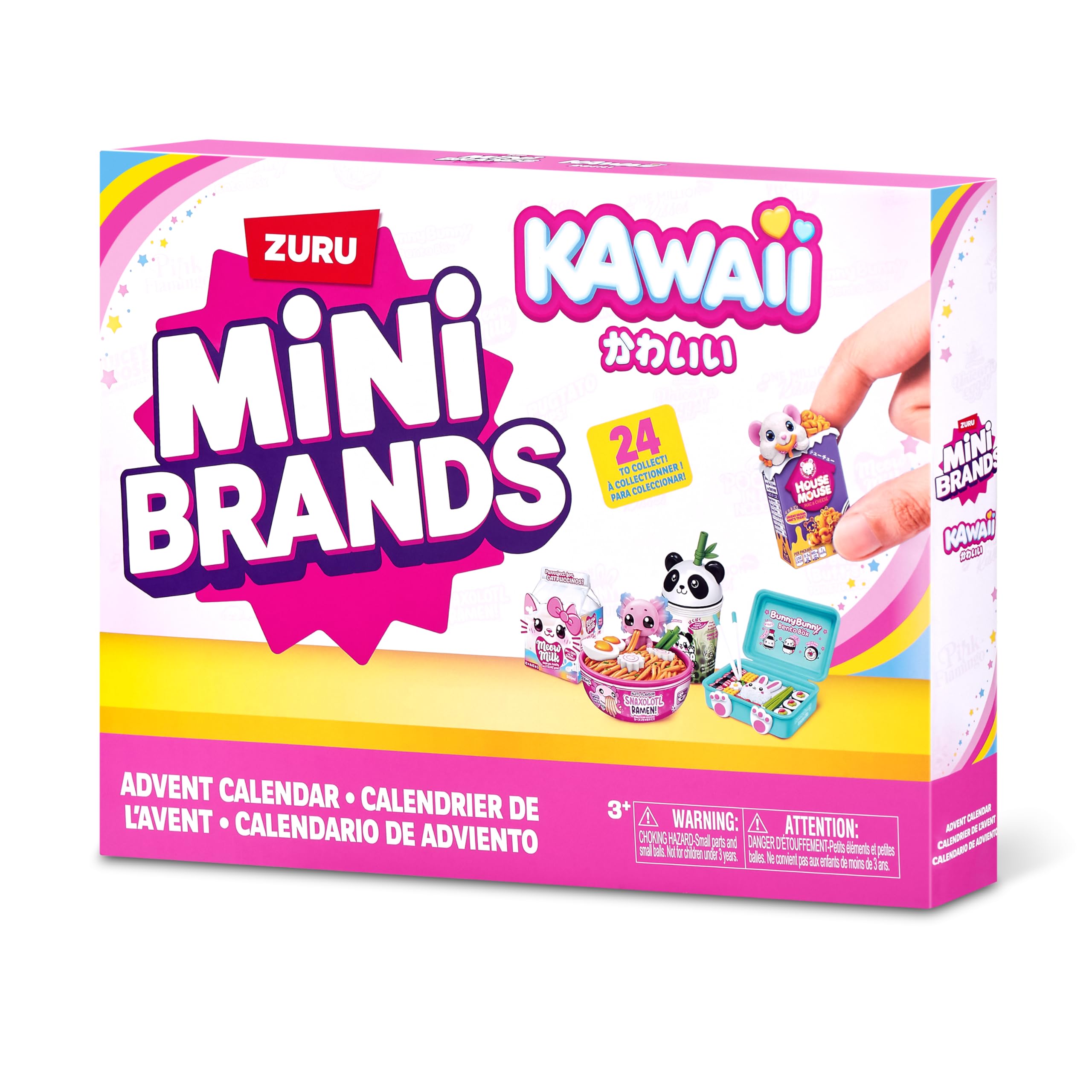Mini Brands Kawaii Advent Calendar, Juguetes Coleccionables Seaonal para Niñas