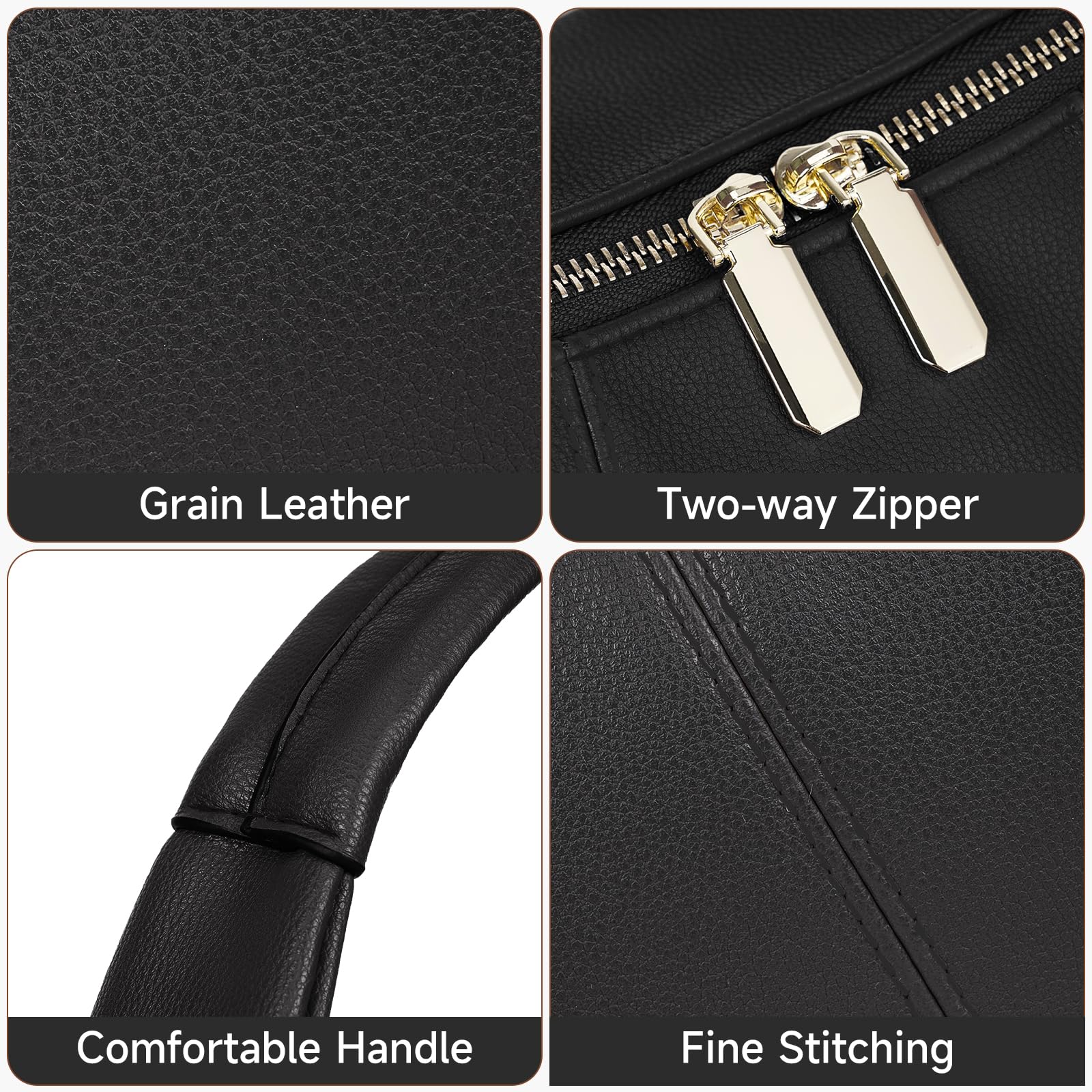 ACUYE Bolso de mano para mujer, de piel sintética, bolso de hombro para mujer, bolso de mano de cuero moderno de media luna