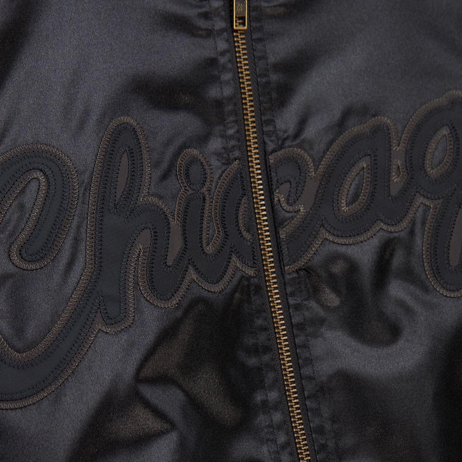 Mitchell & Ness M&N satynowa kurtka bomberka - STATESIDE Chicago Bulls czarna
