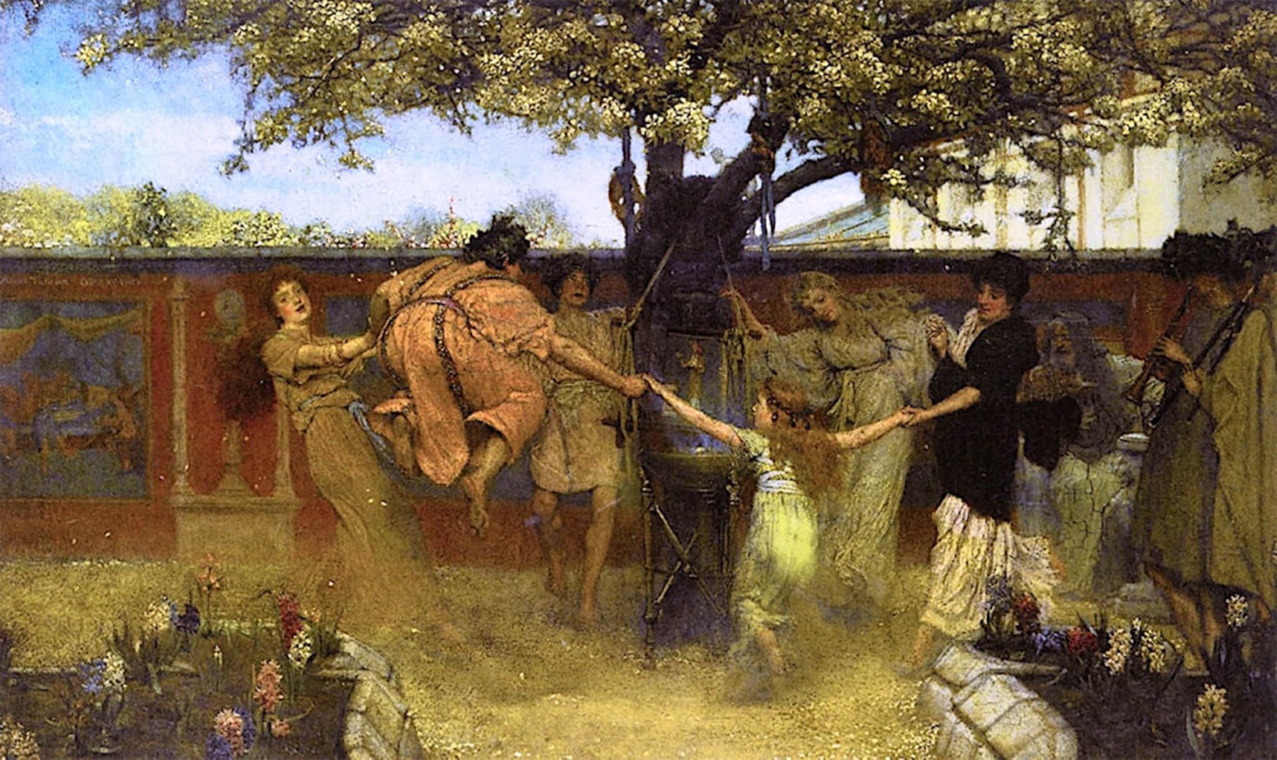 POSTERIIk Famous Print Pop Art Wall Art Graffiti Pomona Festival by Lawrence Alma-tadema Art Prints for Home Decor 60x90cm
