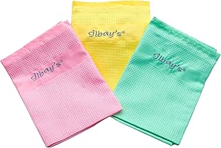 Ilbays Paños de Limpieza (4 Unidades), Color Amarillo, Naranja, Verde y Rosa