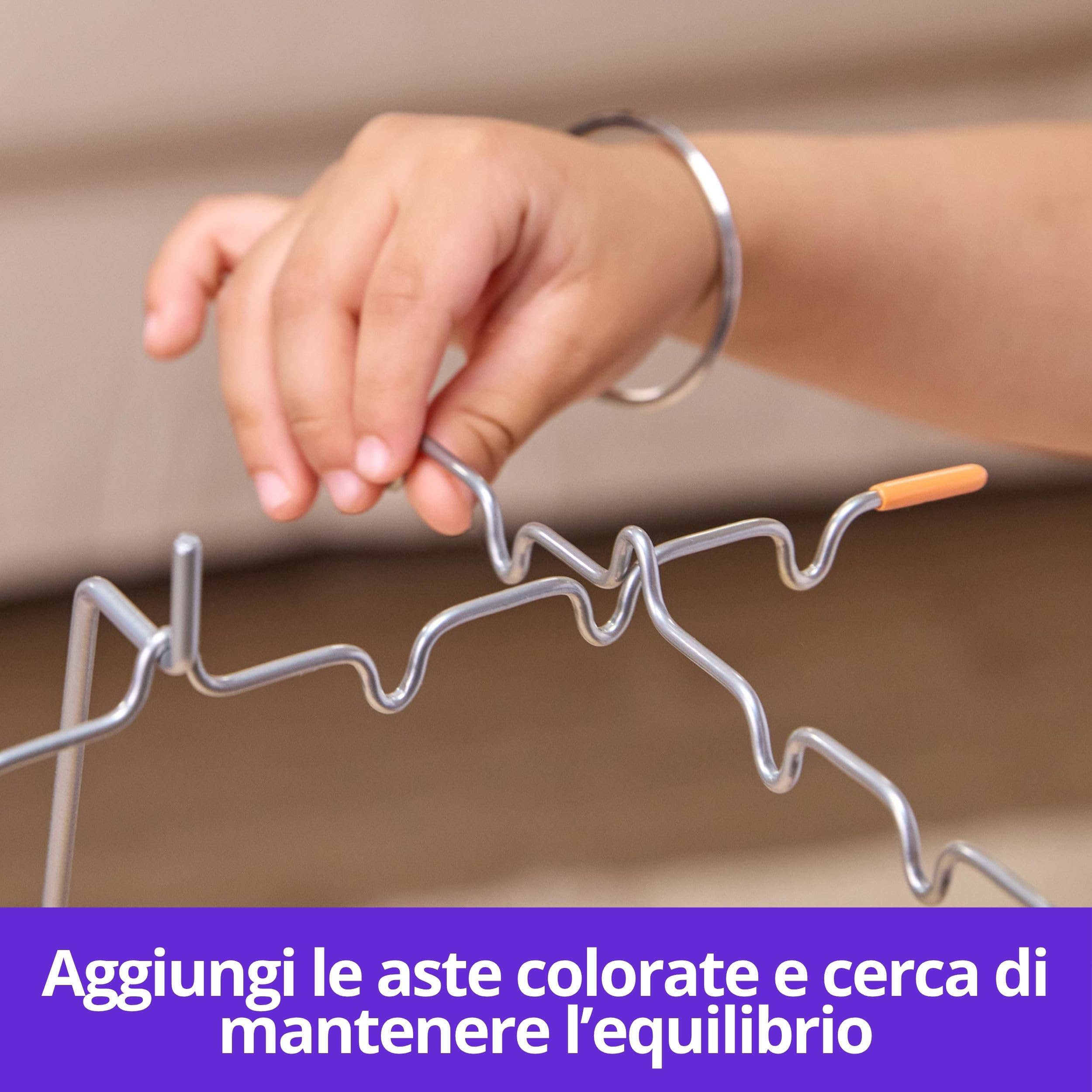 Spin Master Games, Suspend, Gioco Da Tavolo per Famiglie con Torre Di Legno, Gioco educativo per Famiglie, Idee Regalo Originale, 1-4 Giocatori, 8+ Anni